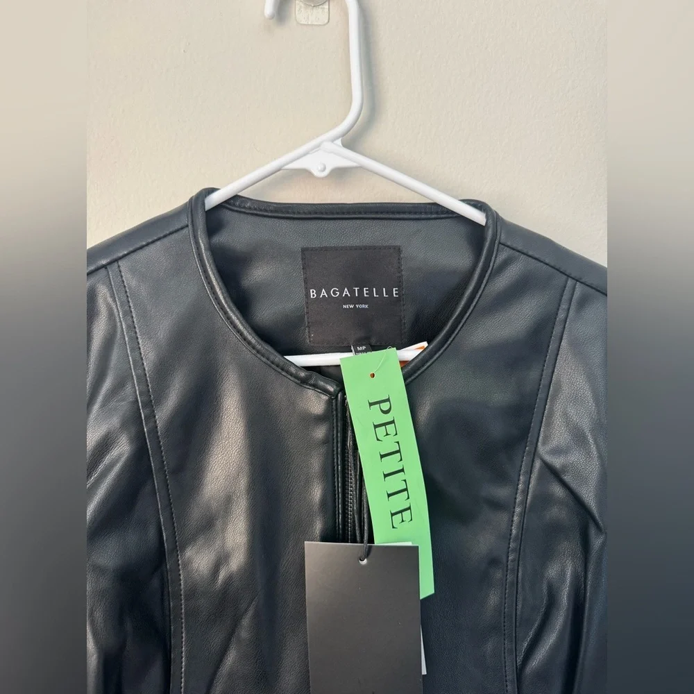 Bagatelle Womens Black Genuine - Jacket Soft (new with tag) - Picture 8 of 13